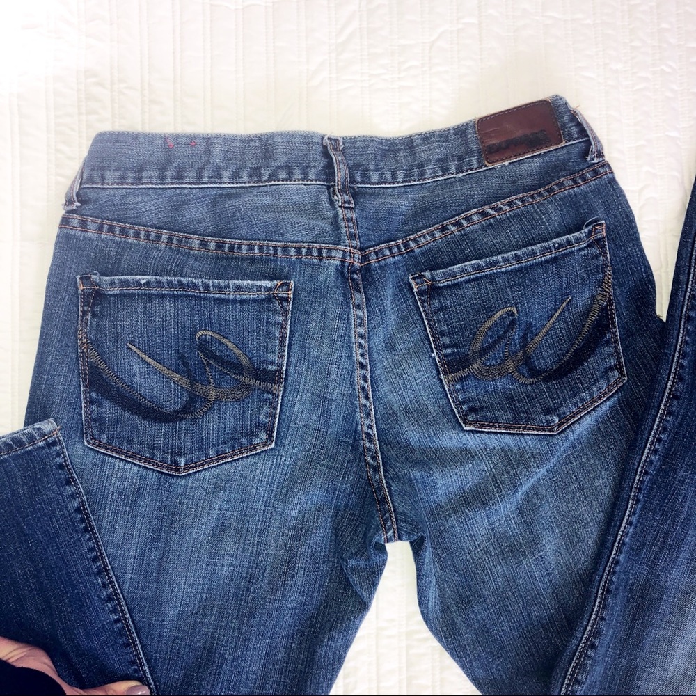 Express Eva boot leg jeans